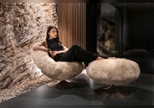 Пуфик in Australian lamb от Giorgio Collection