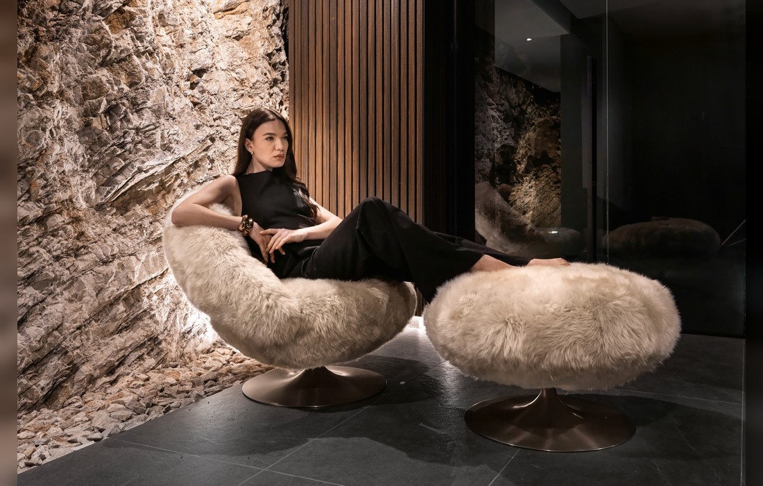 Пуфик in Australian lamb от Giorgio Collection