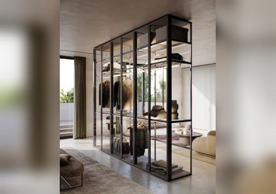 Гардеробная GLASS от Olivieri — купить в Prostudio