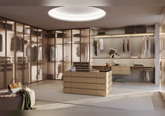Гардеробная GLASS от Olivieri — купить в Prostudio