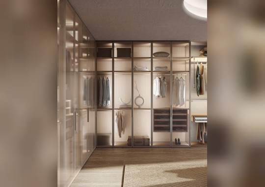 Гардеробная GLASS от Olivieri — купить в Prostudio