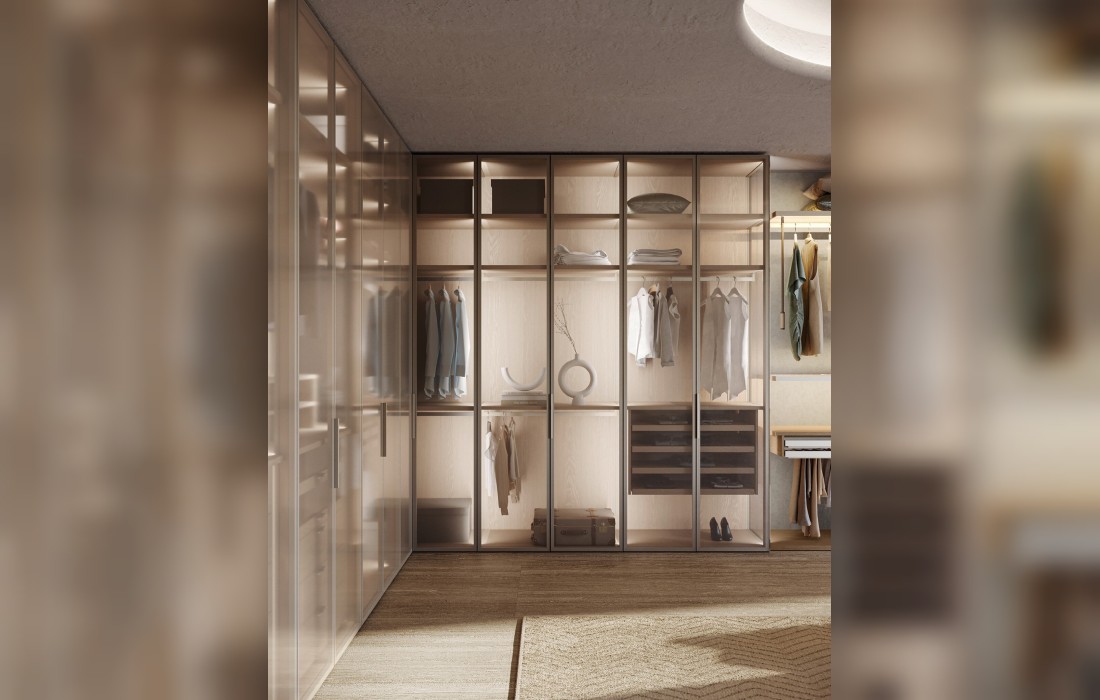 Гардеробная GLASS от Olivieri — купить в Prostudio