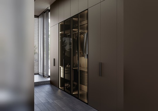Гардеробная GLASS от Olivieri — купить в Prostudio