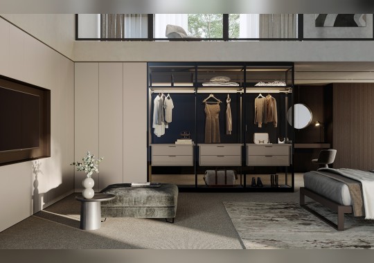 Гардеробная GLASS от Olivieri — купить в Prostudio