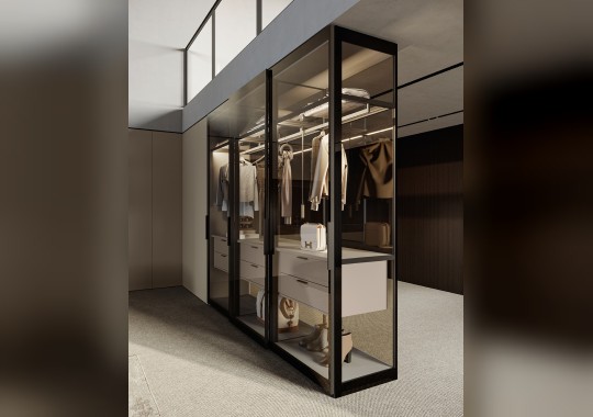 Гардеробная GLASS от Olivieri — купить в Prostudio