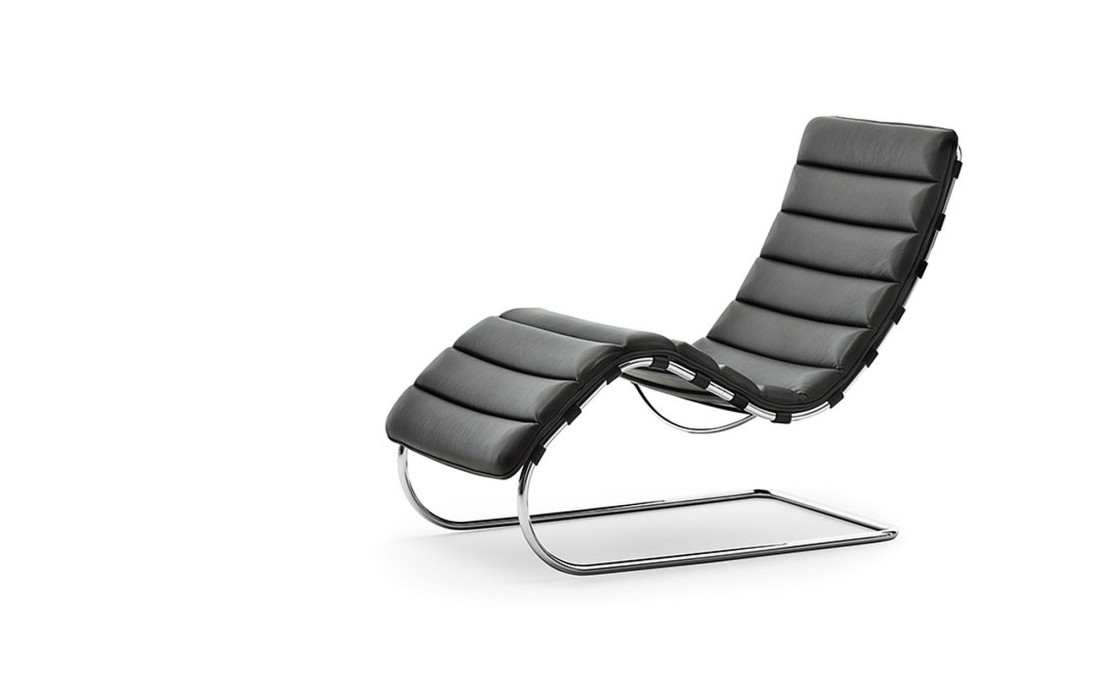 Кушетка MR фабрики Knoll — дизайн Людвига Миса ван дер Роэ