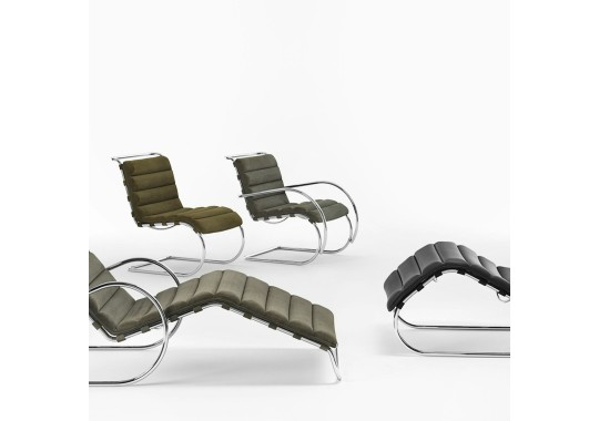 Кушетка MR фабрики Knoll — дизайн Людвига Миса ван дер Роэ