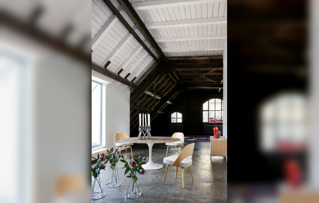 Стул Saarinen Executive Veneer фабрики Knoll
