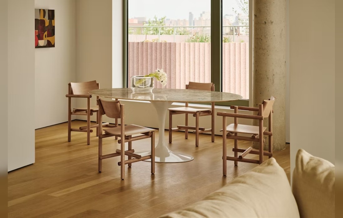 Обеденный стол Saarinen Pedestal Table фабрики Knoll