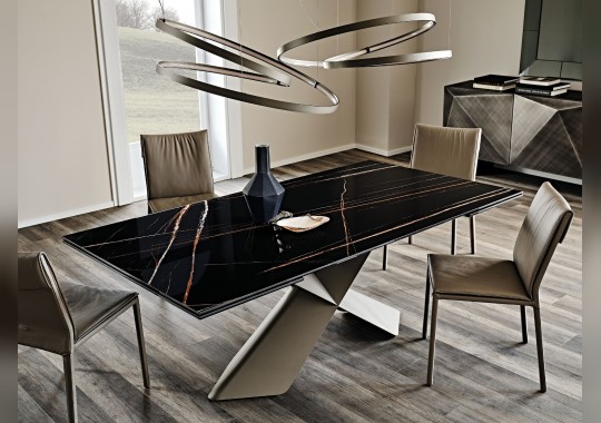 Стол Tyron Keramik Drive и стул Magda ML Couture от Cattelan image 3