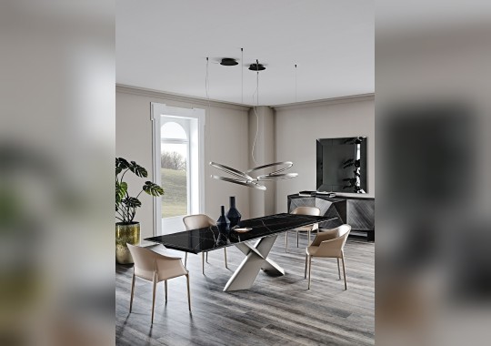 Стол Tyron Keramik Drive и стул Magda ML Couture от Cattelan image 4
