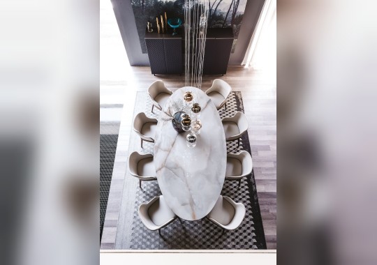 Стол с керамической столешницей Roll Keramik от Cattelan image 4
