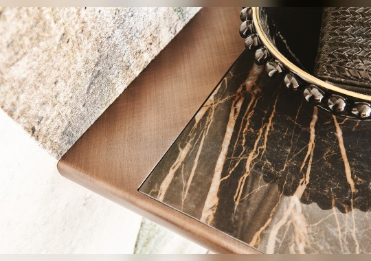 Консоль Westin Keramik Premium с керамическим топом и квадратное зеркало Glenn от Cattelan image 3