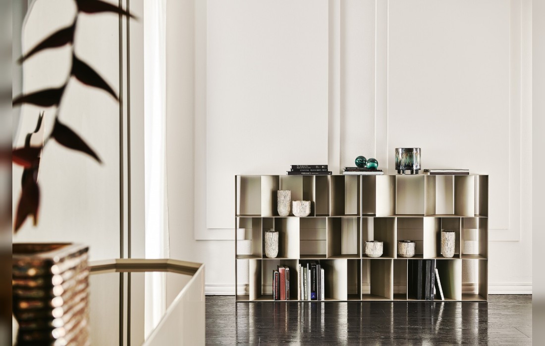 Книжный шкаф-стеллаж Nautilus от Cattelan Collection 2019