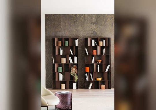 Книжный шкаф-стеллаж Nautilus от Cattelan Collection 2019