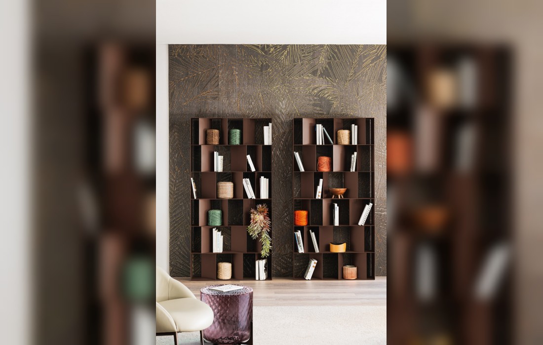 Книжный шкаф-стеллаж Nautilus от Cattelan Collection 2019
