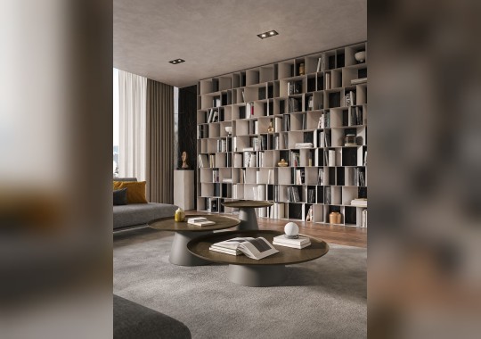 Книжный шкаф-стеллаж Nautilus от Cattelan Collection 2019