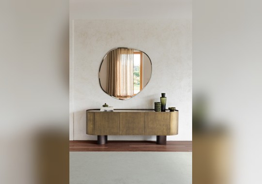 Креденция Savoy и столики Benny Keramik от производителя Cattelan