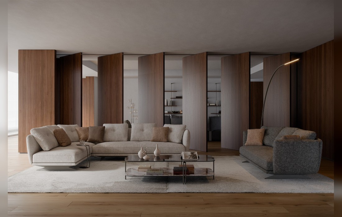 Диван коллекция Douglas от Cattelan