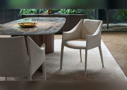 Стул с подлокотниками Vela от фабрики Bonaldo image 2