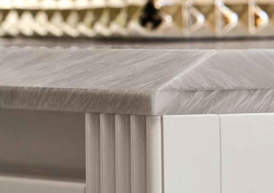 Кухня белый глянец Aster Cucine Luxury Glam