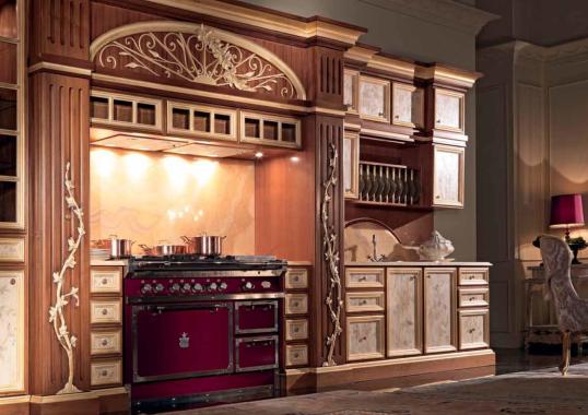 Кухня с художественной резьбой модель Kitchen - Jumbo Сollection
