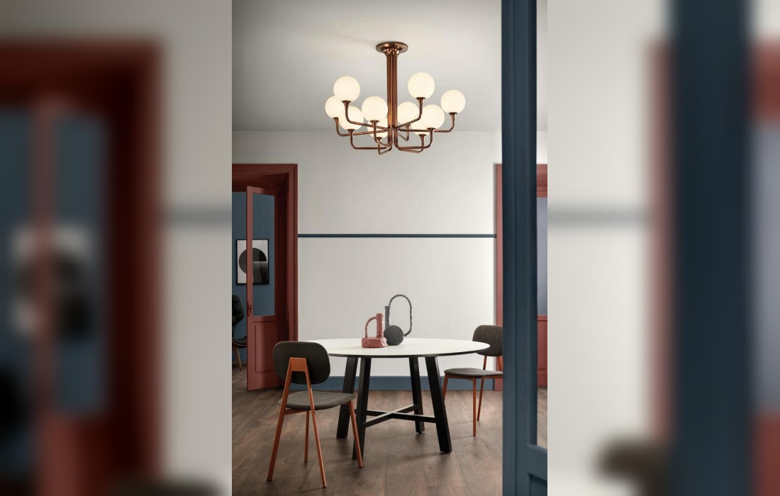 Люстра TEE PL 5+5 RD 120 от итальянского бренда Masiero
