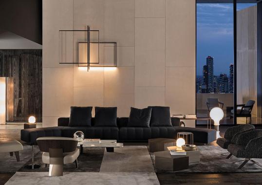 Композиция мягкой мебели Minotti - Freeman Sofa
