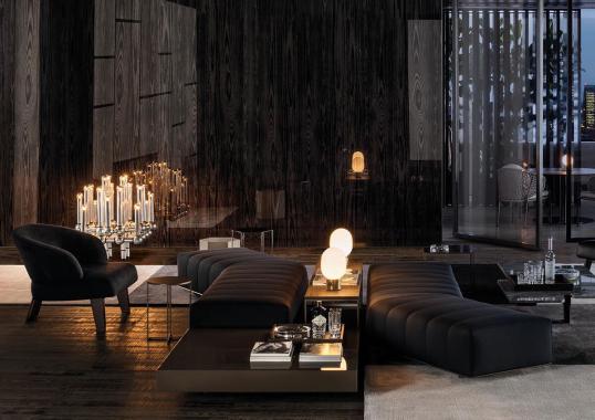 Композиция мягкой мебели Minotti - Freeman Sofa