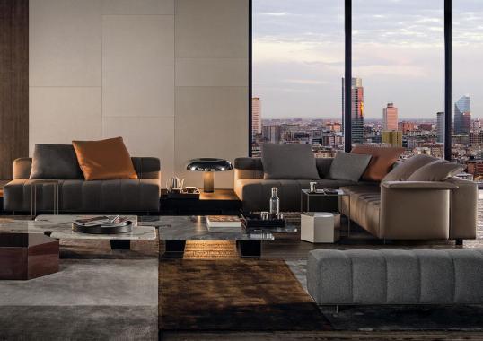 Композиция мягкой мебели Minotti - Freeman Sofa