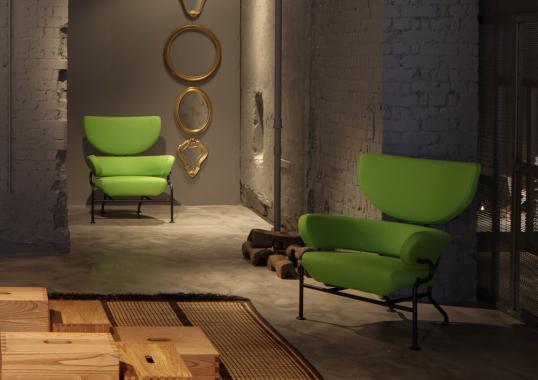 Кресло Cassina - Tre Pezzi Armchair
