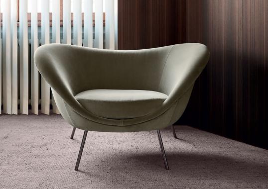 Кресло на ножках модель D.154.2 Armchair от фабрики Molteni&C image 1