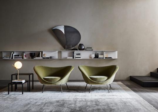 Кресло на ножках Molteni&C - D.154.2 Armchair