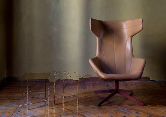 Кресло поворотное модель Take A Line For A Walk Armchair от фабрики Moroso image 1