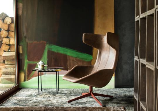Кресло поворотное Moroso - Take A Line For A Walk Armchair