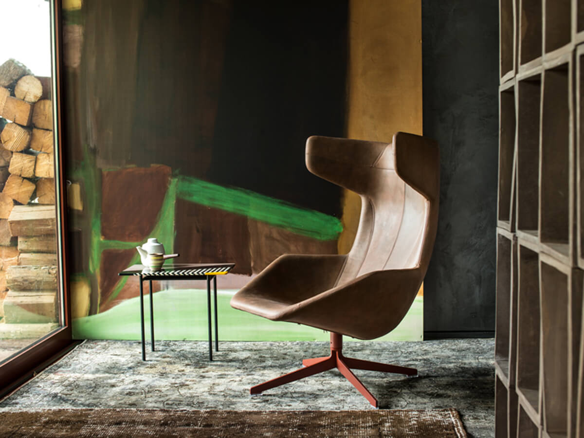 Кресло поворотное Moroso - Take A Line For A Walk Armchair