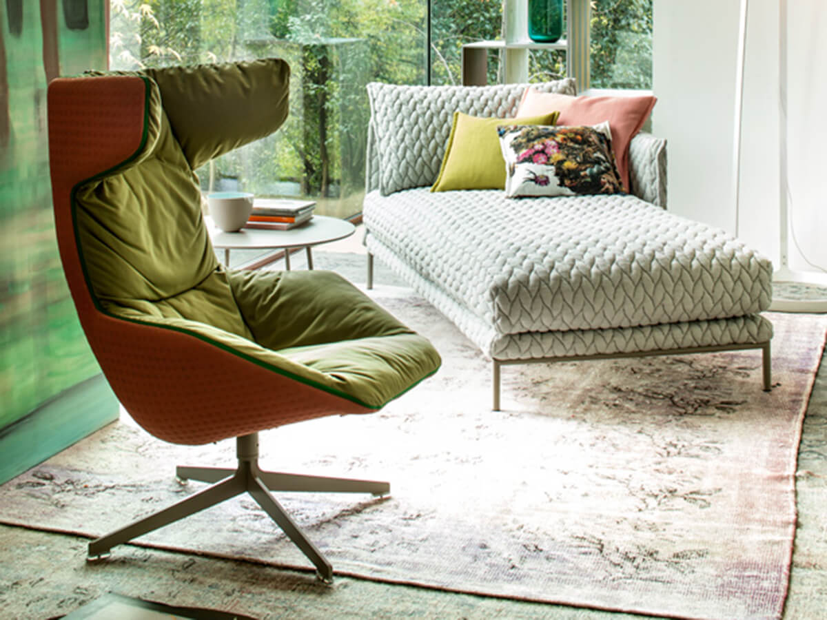 Поворотное кресло Moroso - Take A Line For A Walk Armchair