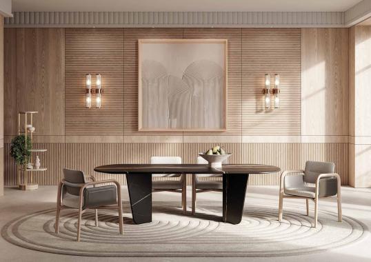Обеденный стол Monroy от фабрики Vittoria Frigerio