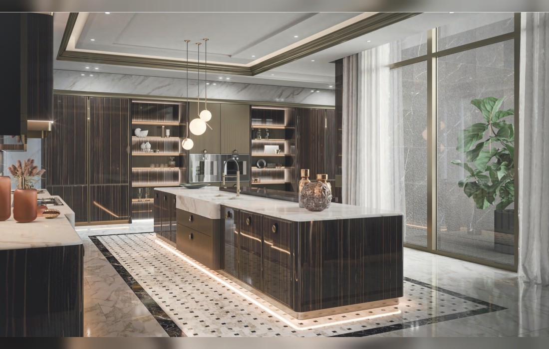Кухня Chloe композиция 2 от фабрики FM Bottega d Arte