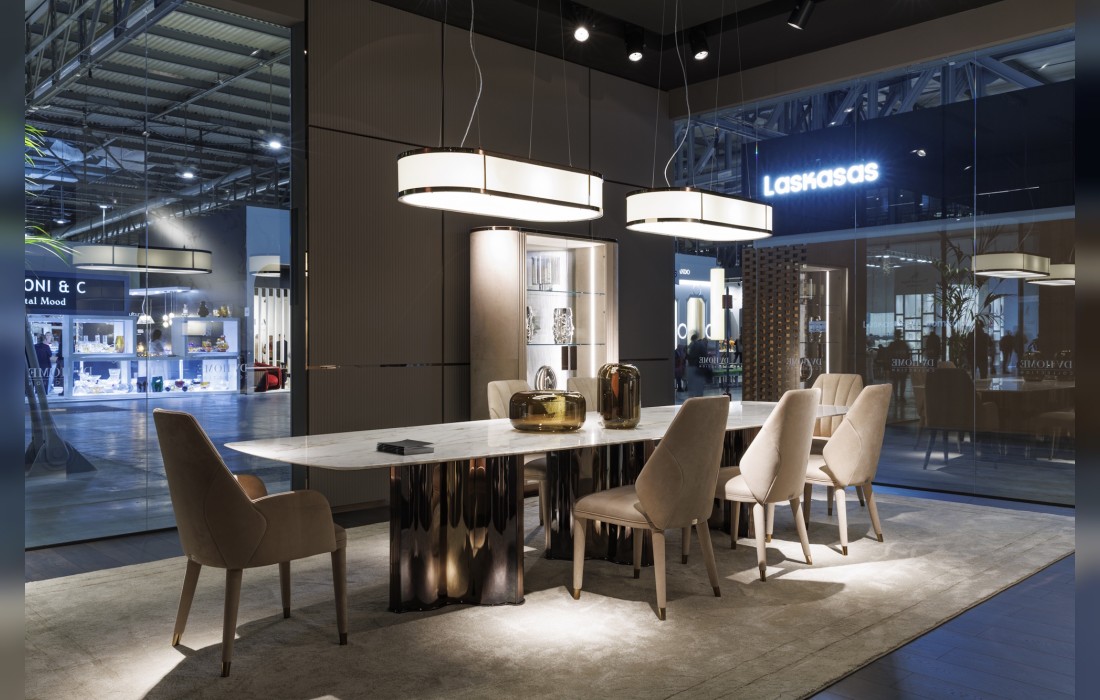 Обеденный мраморный стол Manhattan от DV Home