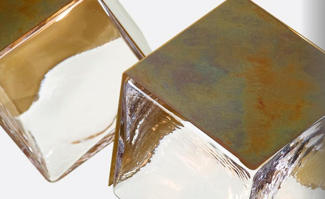 Светильник Pyrite коллаборация De Castelli и Bomma