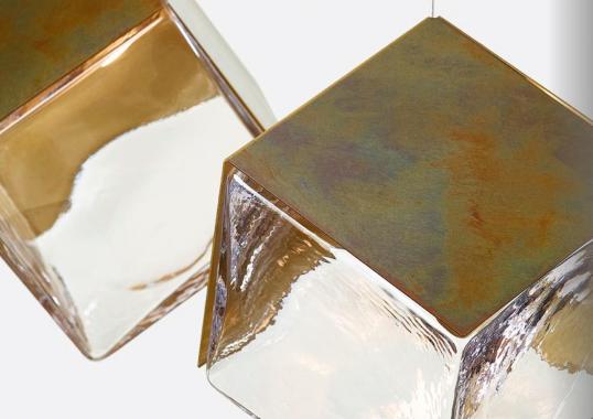 Светильник Pyrite коллаборация De Castelli и Bomma