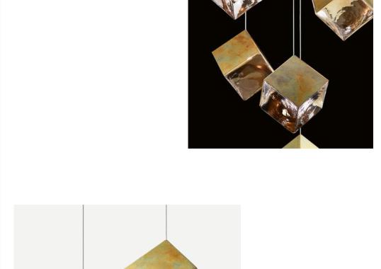 Светильник Pyrite коллаборация De Castelli и Bomma