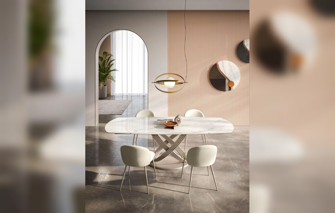 Обеденный стол модель Fusion от Bontempi Casa