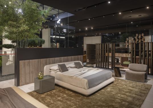 Кровать модель Nubo от фабрики Bonaldo
