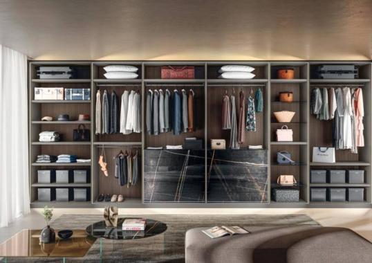Гардеробная Outfit Walk-In-Closet от фабрики Lago image 1