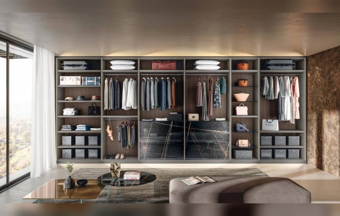 Мебель для гардеробной Outfit Walk-In-Closet Lago