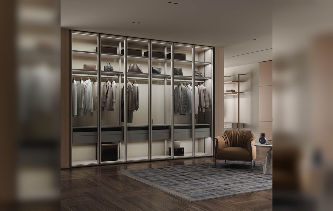 Гардеробная модель DressCove от фабрики Poltrona Frau