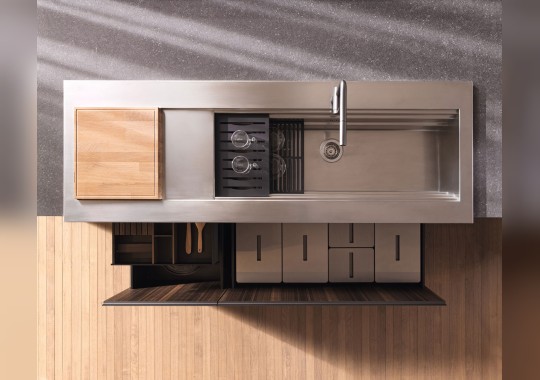 Мебель для кухни коллекция Hi-Line 6 Frame Door от фабрики Molteni & C
