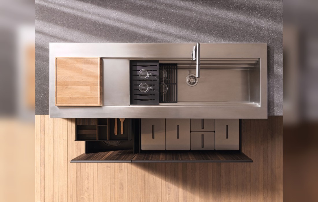 Мебель для кухни коллекция Hi-Line 6 Frame Door от фабрики Molteni & C